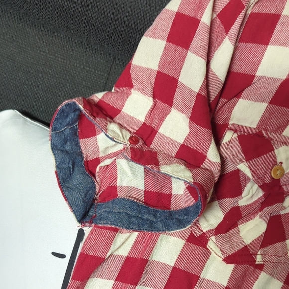 Akoo Red and White Checkered Men's Shirt - Picture 4 of 7